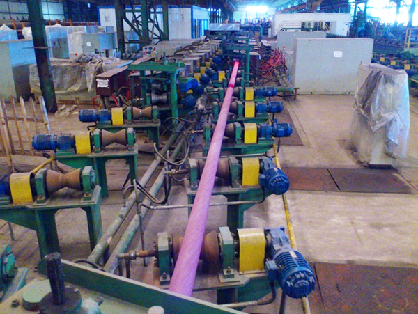 2010年(nián)投産的8500KW鋼管正火(huǒ)、回火(huǒ)生(shēng)産線